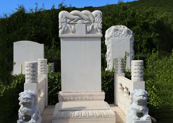 中式雕花立碑（传统立碑）